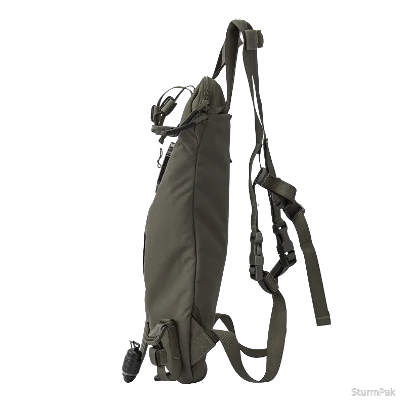 Side profile of the carrier and tube