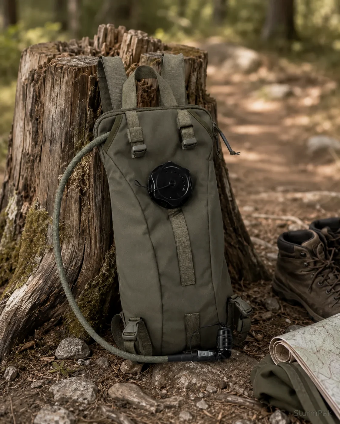 SturmPak 3L hydration pack with water bladder